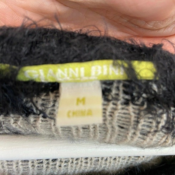 Gianni Bini Fuzzy Geographic Knit Sweater - Picture 7 of 7